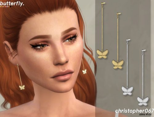 Butterfly Earrings / Christopher067