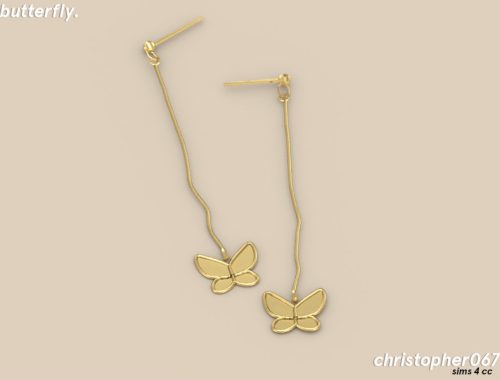 Butterfly Earrings / Christopher067