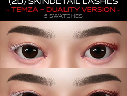 Butterfly effect eyes + Temza 2D Lash DUALITY Version at Praline Sims