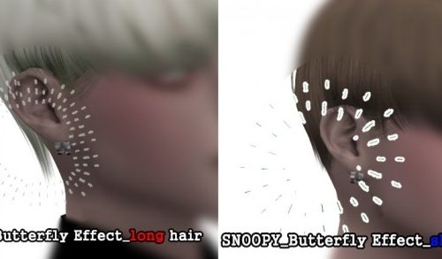Butterfly Effect hair at SNOOPY