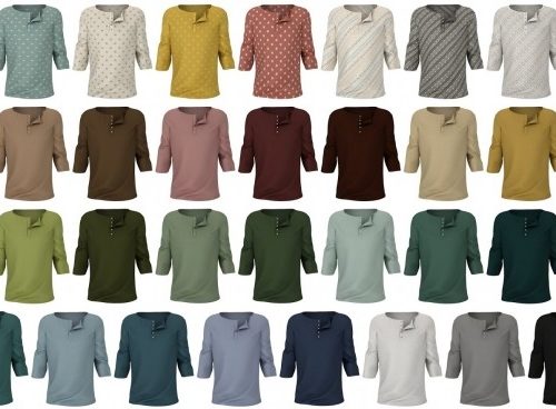 Button up t-shirt at LazyEyelids