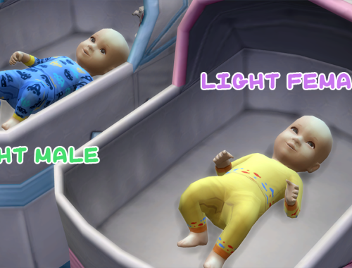 Maxis Match Newborn Baby Sleepers
