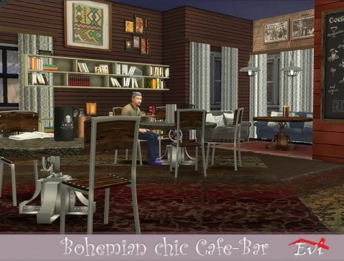 Bohemian chic Cafe-Bar by evi
