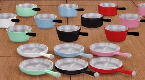 Pan Set at Descargas Sims