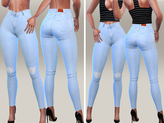 Denim Skinny Jeans 059 - The Sims 4 Catalog