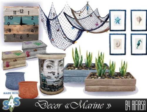 Marine decor for the beach house at Aifirsa