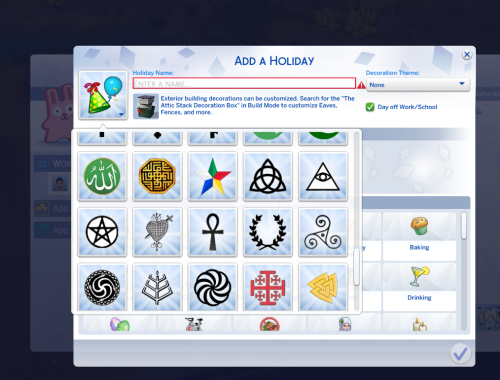 Religious Holiday Icon's
