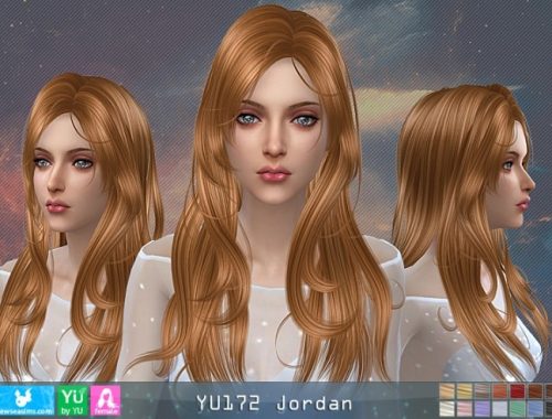 YU172 Jordan hair (P) at Newsea Sims 4