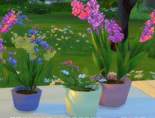 Liberated Flowers in Pastels at Simlish Designs