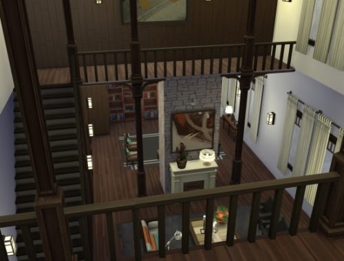 Winter Mountain Lodge by catdenny