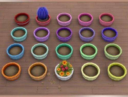 TAO planter by Cappu at Blacky’s Sims Zoo
