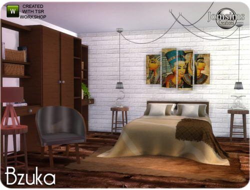 Bzuka bedroom by jomsims