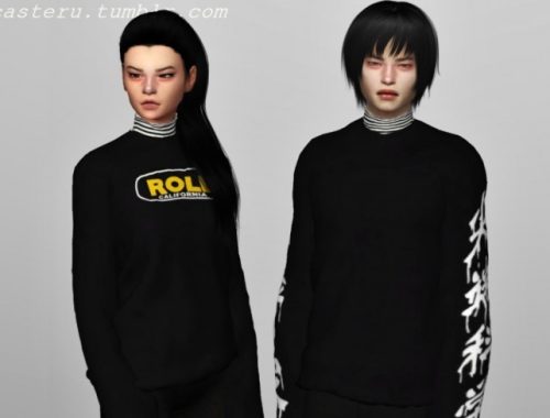 Printed sweatshirts at Casteru