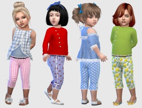 Toddlers Josie Cropped Pants