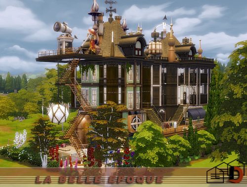 La Belle Epoque steampunk villa by Danuta720