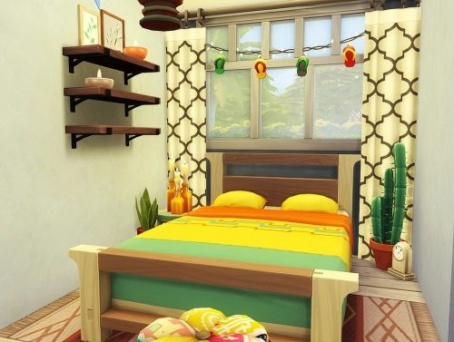 Cute Summery Beach House at Aveline Sims