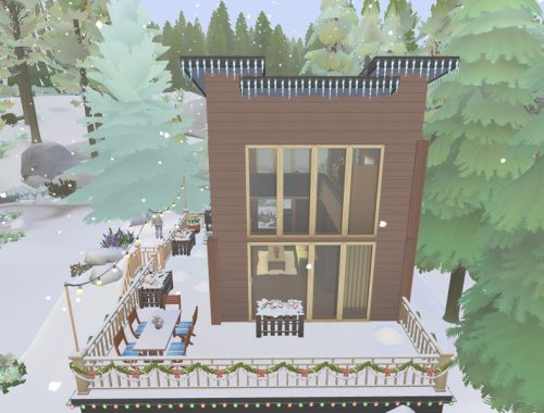 Romantic Winter Cabin