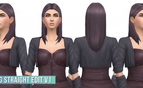 Long Straight Hair Edit v1 at Busted Pixels