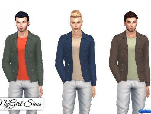 Riot Jacket with Tee at NyGirl Sims