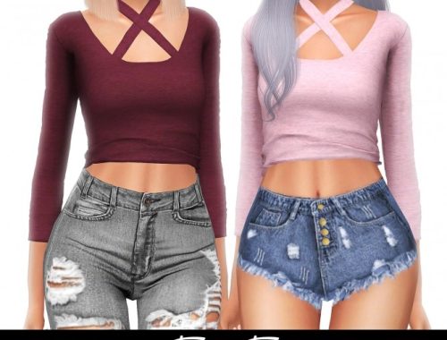 Cecil & Thea tops at FROST SIMS 4