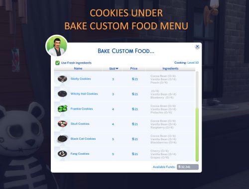 Spooky Cookies ? TS4 Edition (Updated ? 23rd Dec 2017)