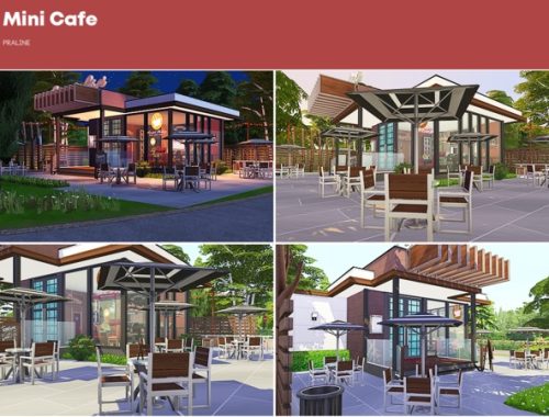 Mini Cafe by Pralinesims