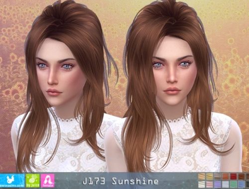 J173 Sunshine hair (P) at Newsea Sims 4