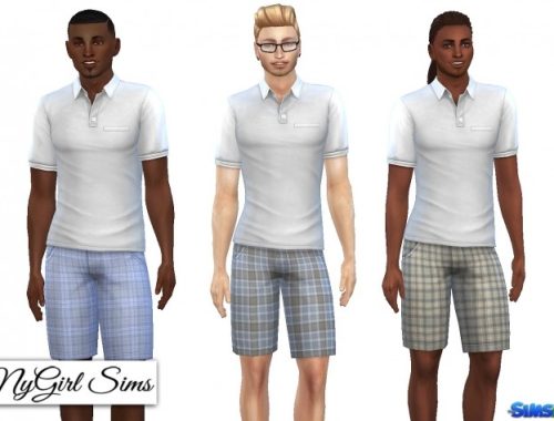 Plaid Chinos at NyGirl Sims