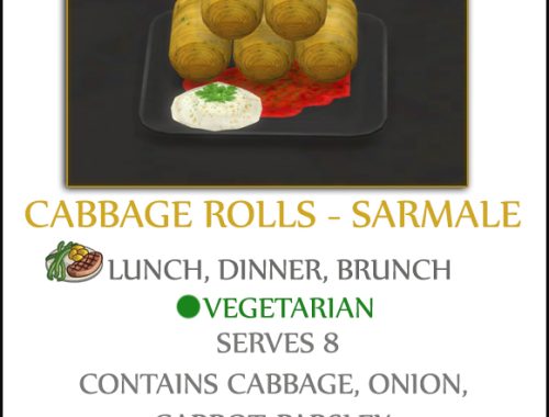 CABBAGE ROLLS – SARMALE at Icemunmun