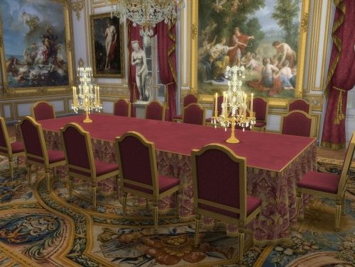 Cabinet du Conseil Dining Table by TheJim07 at Mod The Sims