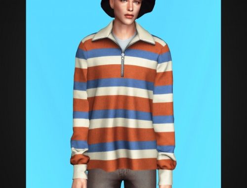 Cadet Collar Sweatshirt at Gorilla