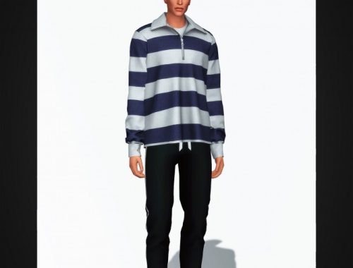 Cadet Collar Sweatshirt at Gorilla