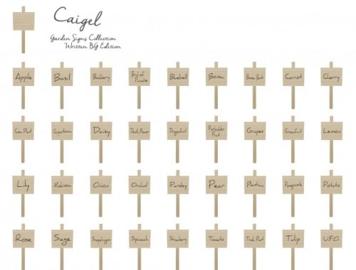 Caigel Garden Sign Collection