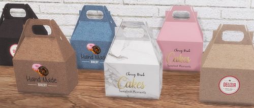 Cake Boxes & Cans at Descargas Sims
