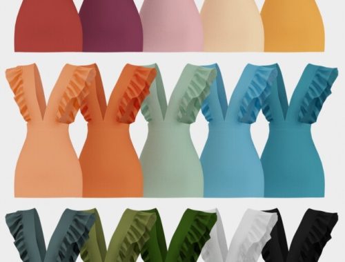 Camila Dress at Daisy Pixels
