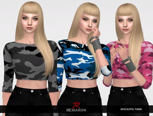 Camuflage Blouse for Women