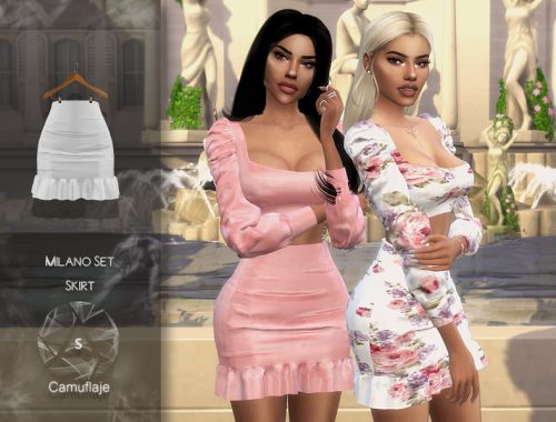 Camuflaje - Milano Set (Skirt)