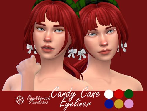 Candy Cane Eyeliner