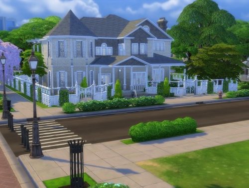Cape Cod Mansion no cc by stevo445 at Mod The Sims