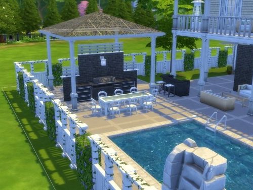 Cape Cod Mansion no cc by stevo445 at Mod The Sims