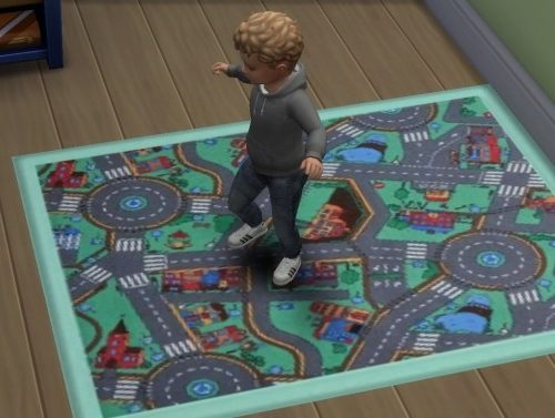 Car Rug for kids by simslyswift at Mod The Sims