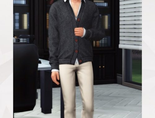 Cardigan & Shirt at Gorilla