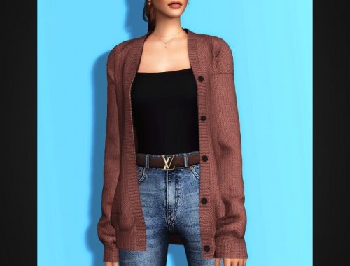Cardigan & Tank Top at Gorilla