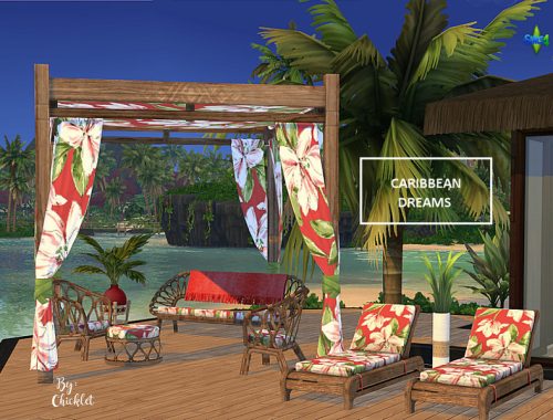 Caribbean Dreams Outdoor Living Set (See Desc for Req'd)