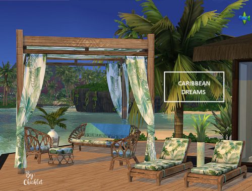 Caribbean Dreams Outdoor Living Set (See Desc for Req'd)