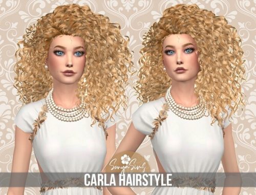 CARLA HAIRSTYLE + DAISY FLOWER ACCESSORY at Sonya Sims