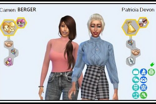 Carmen & Patrizia by Simmy at All 4 Sims