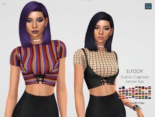 Carvin Captoor Jenne Top RC at Elfdor Sims