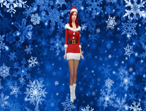 CAS Background Snow Flakes