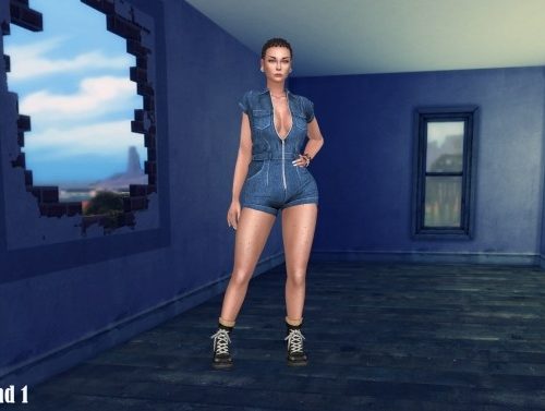 CAS Backgrounds Abandoned Town Indoor at Annett’s Sims 4 Welt